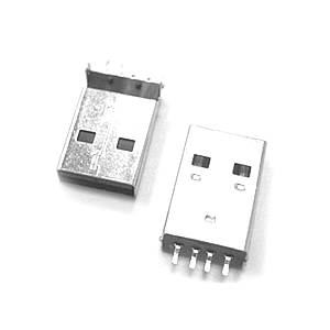 USB A TYPE P.C.B. MALE TYPE